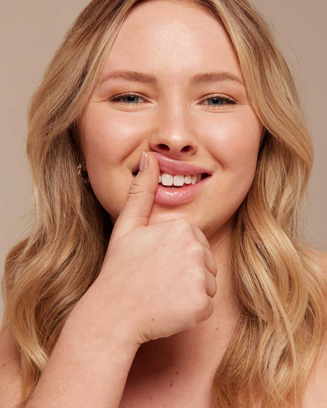 Lip Flip Muskelrelaxans-Behandlung Frau
